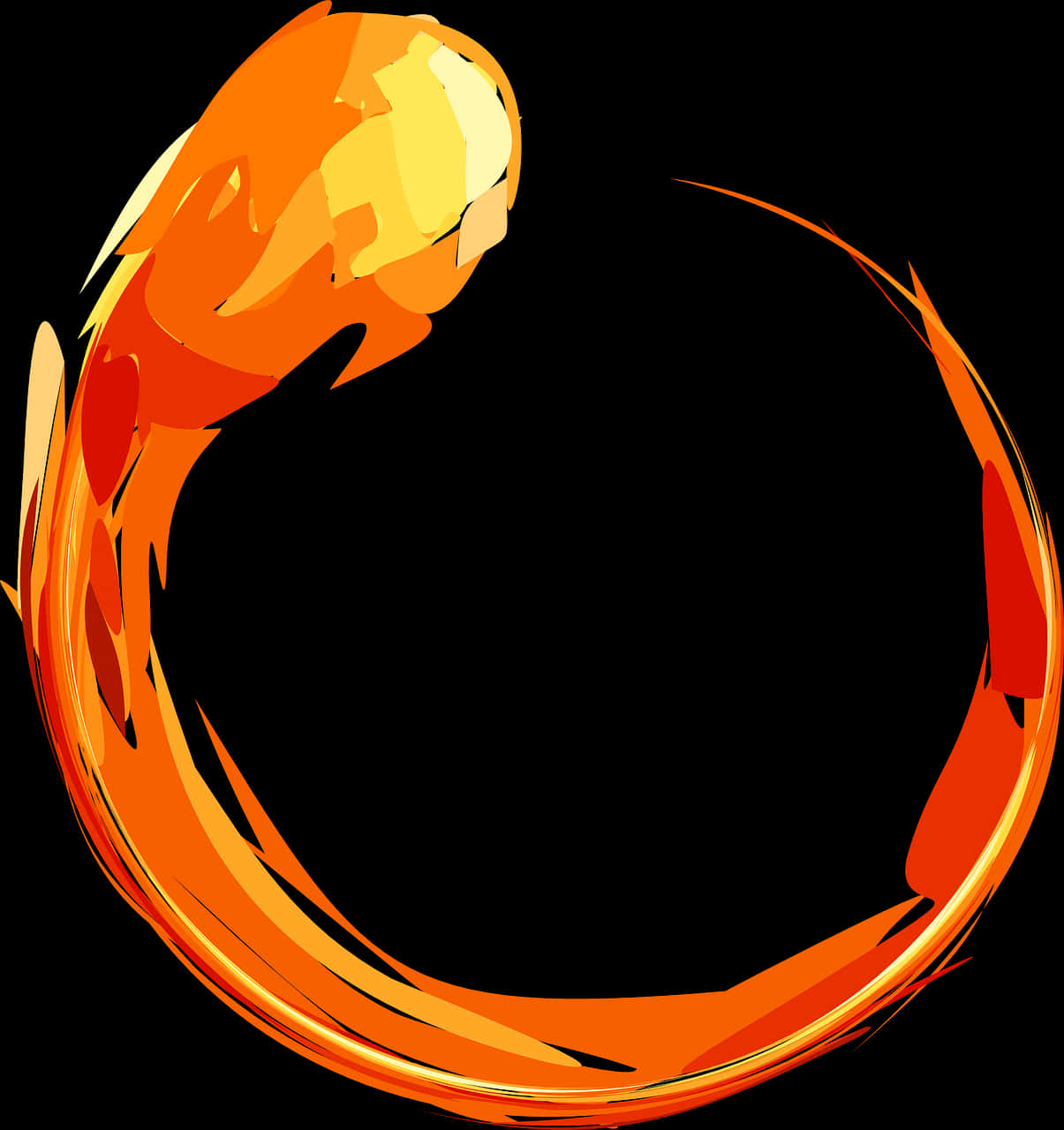 Abstract Flame Swirl