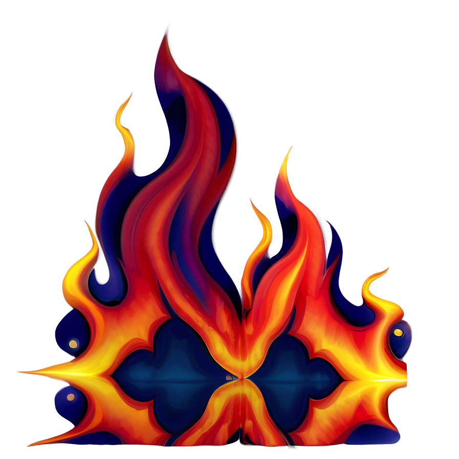 Abstract Flames Art Png Xos