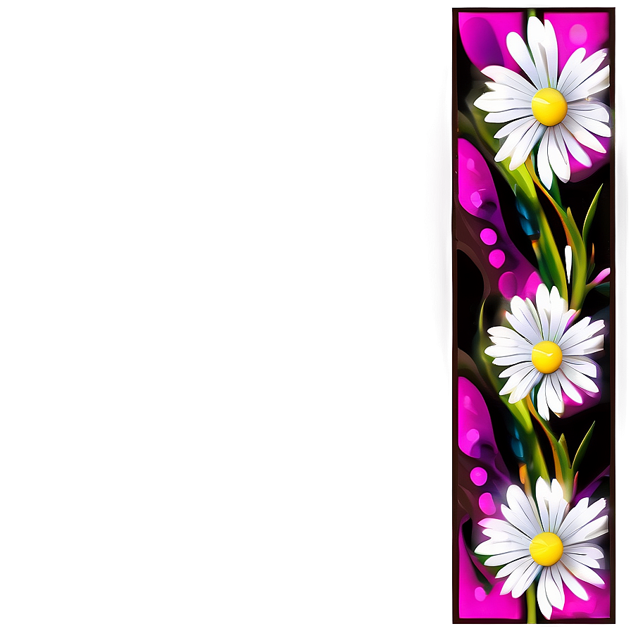 Abstract Flower Border Png Faq88