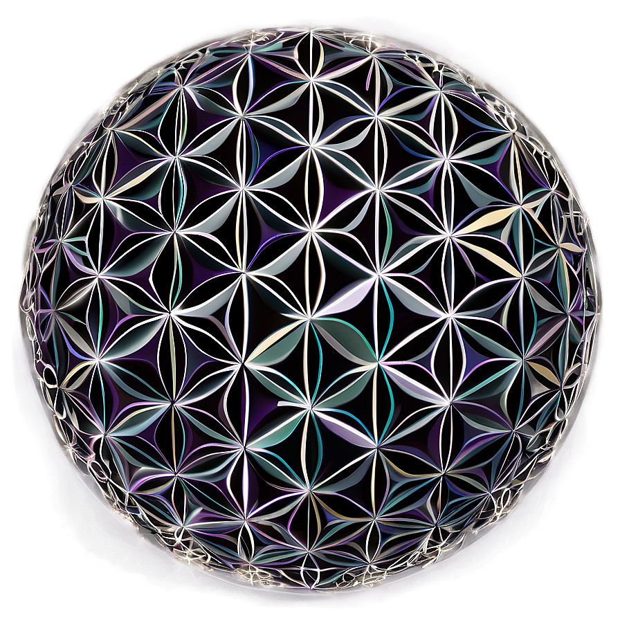 Abstract Flower Of Life Background Png Xhj64