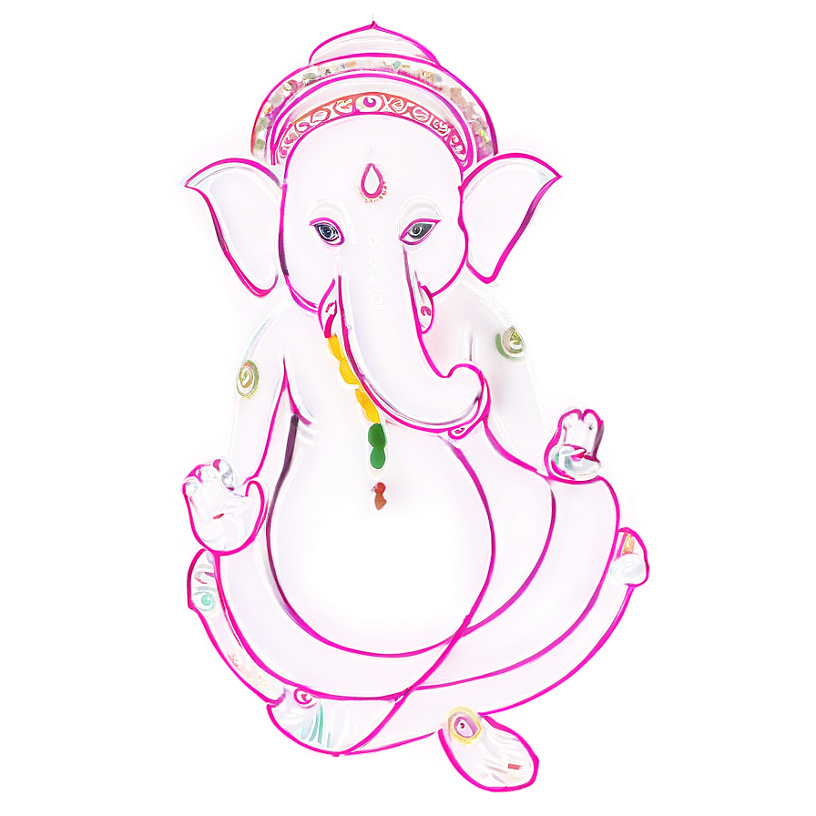 Abstract Ganesh Art Png 06202024