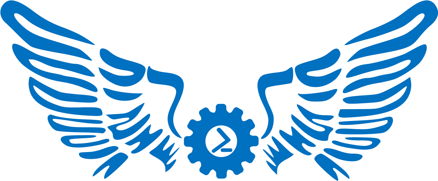 Abstract Garuda Wingsand Cog Design