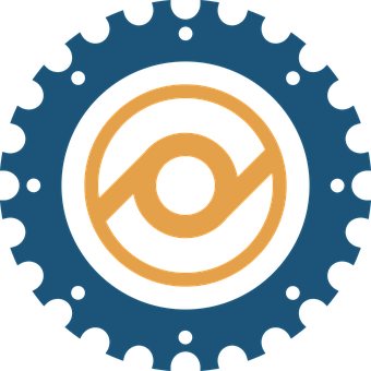 Abstract Gear Icon Design