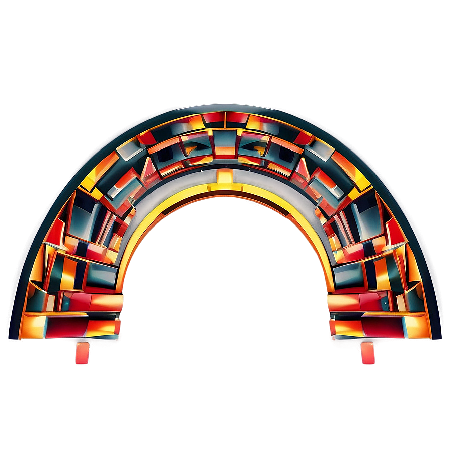 Abstract Geometric Arch Png 9