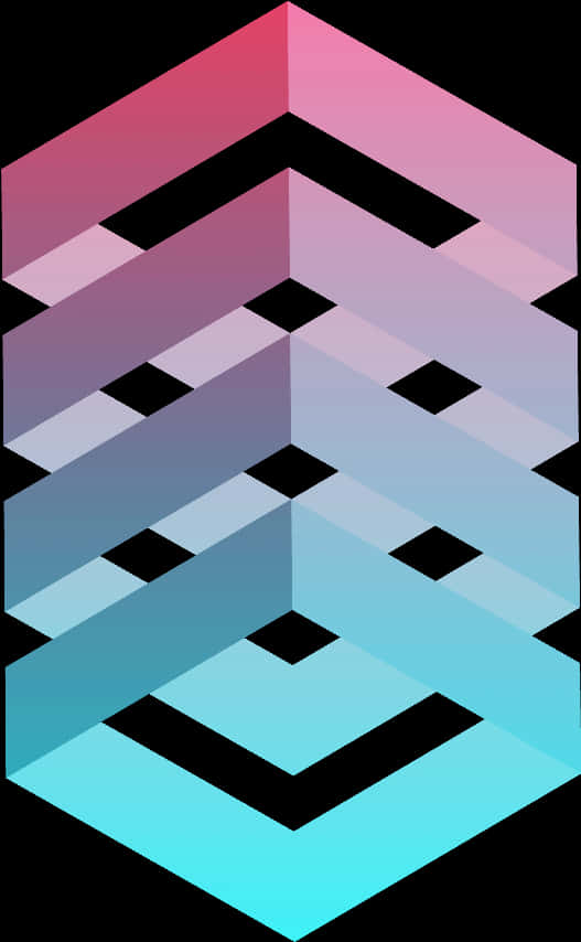 Abstract Geometric Gradient Art