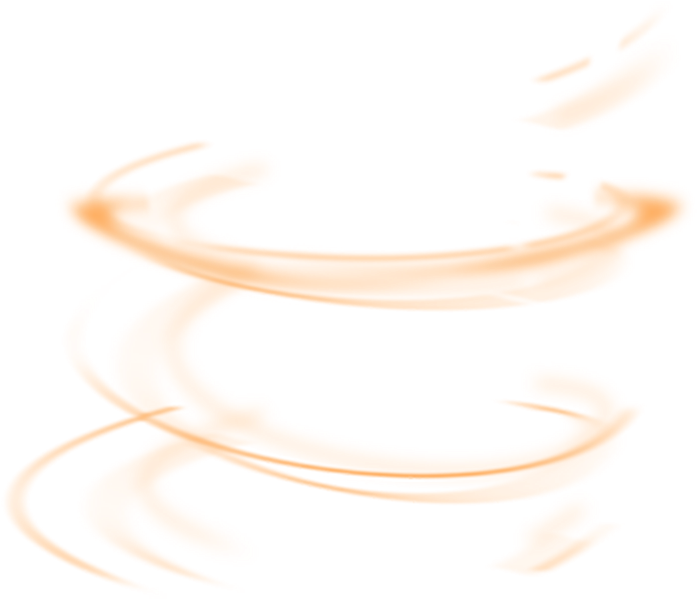 Abstract Glowing Orange Swirl