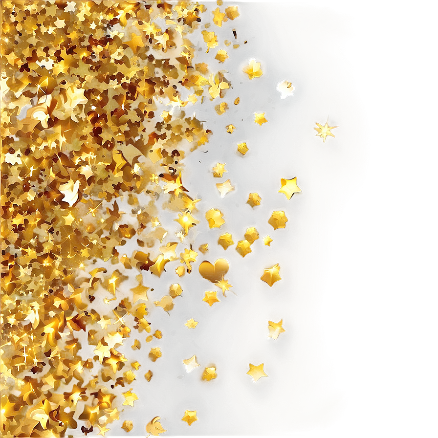 Abstract Gold Sparkle Field Png 6