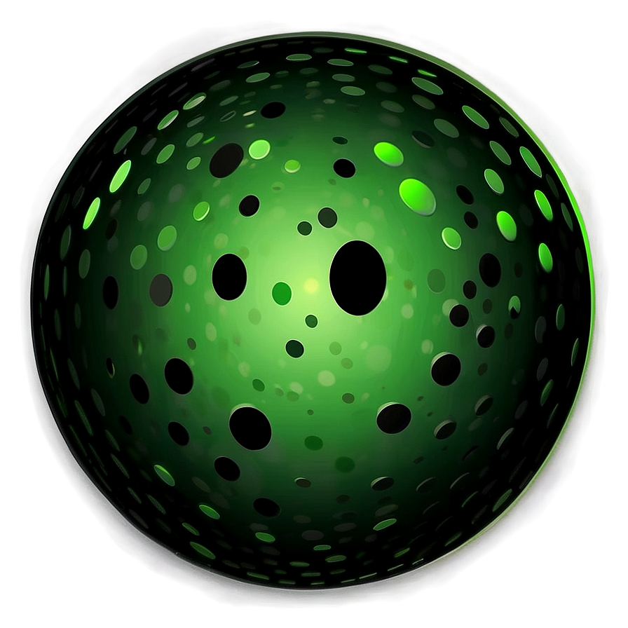 Abstract Green Dot Design Png Utx