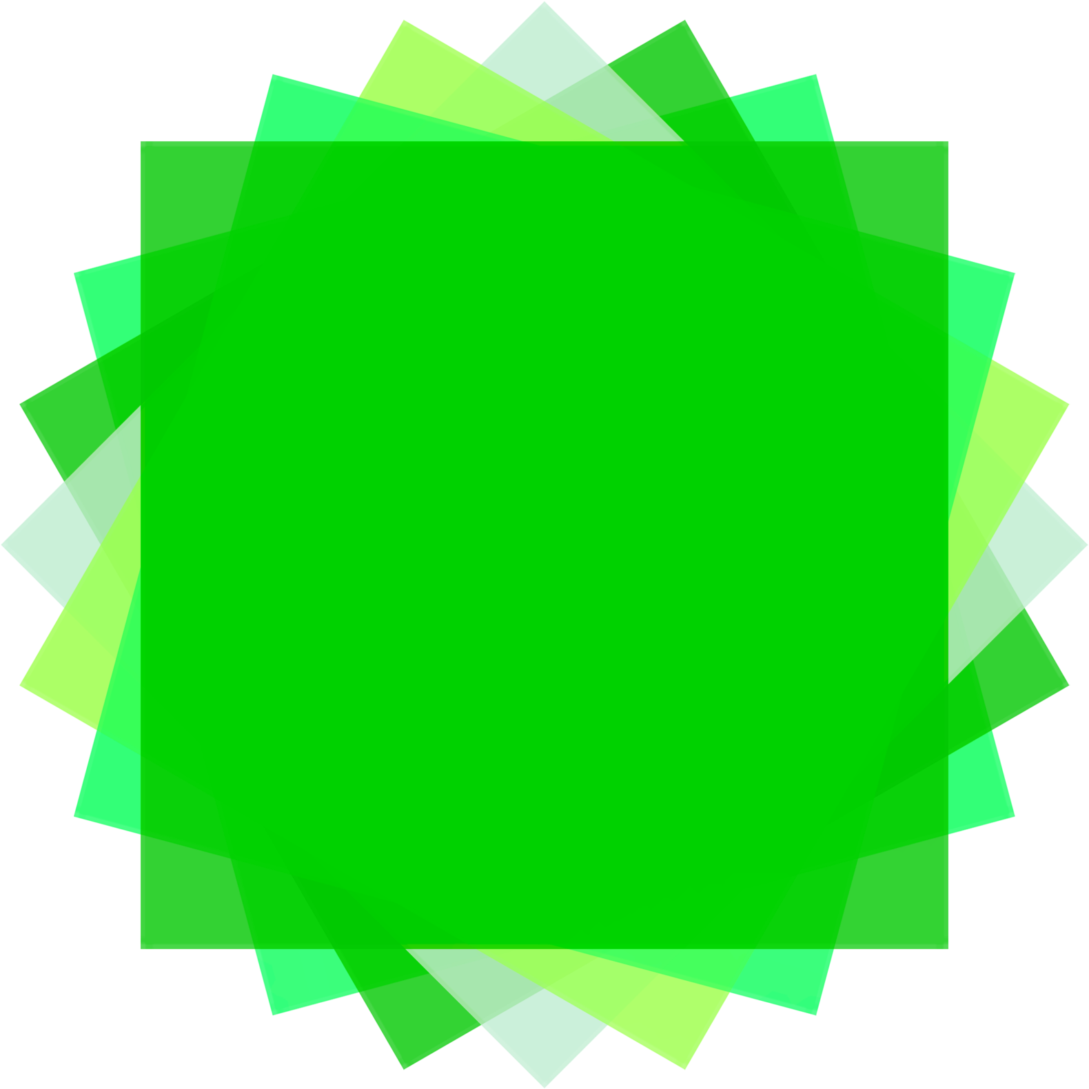 Abstract Green Geometric Layers.png