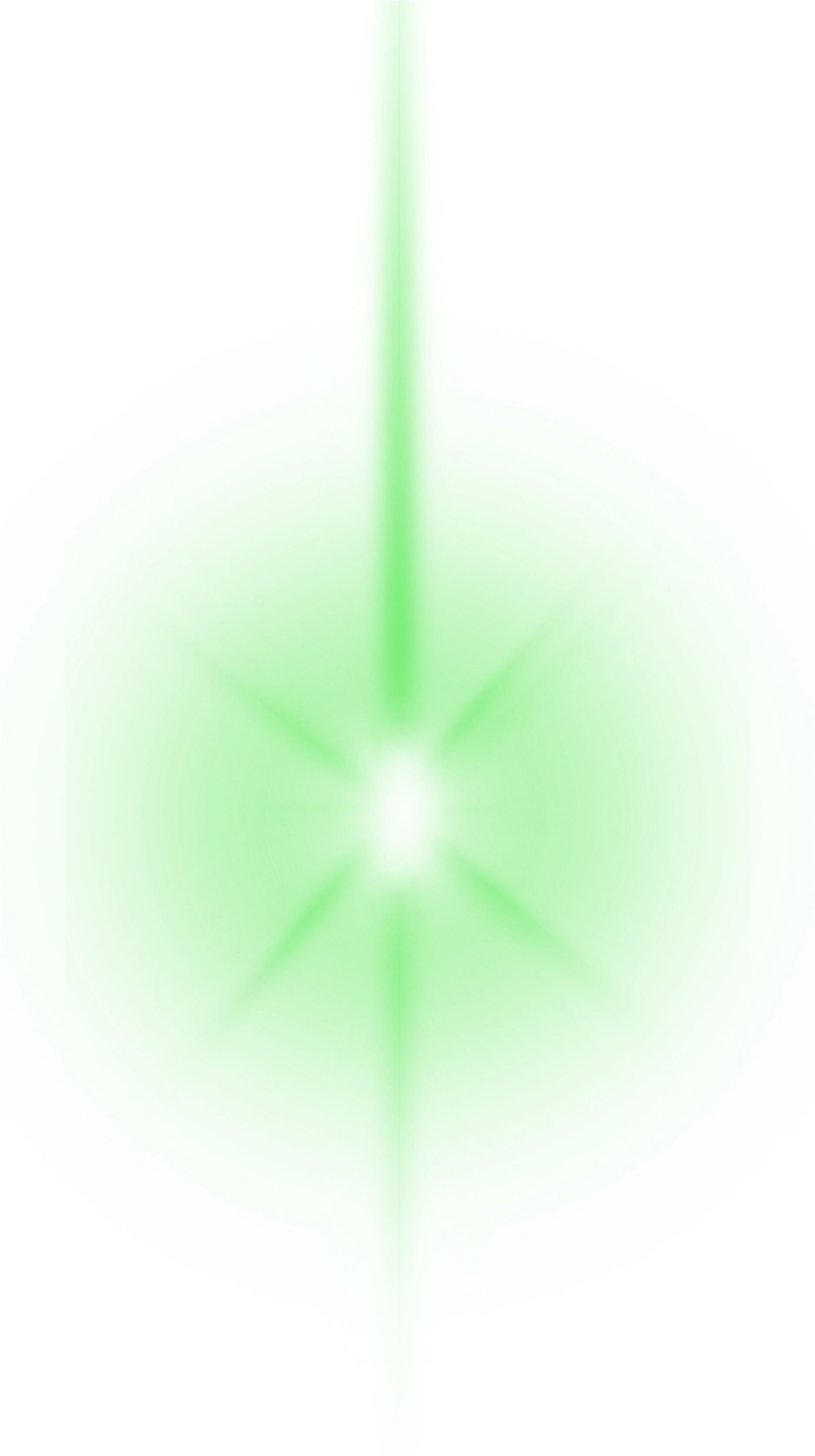 Abstract Green Light Emission