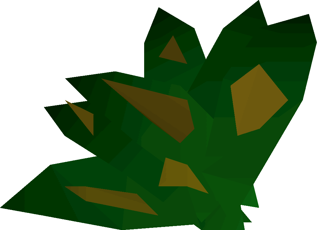 Abstract Green Polygonal Artwork