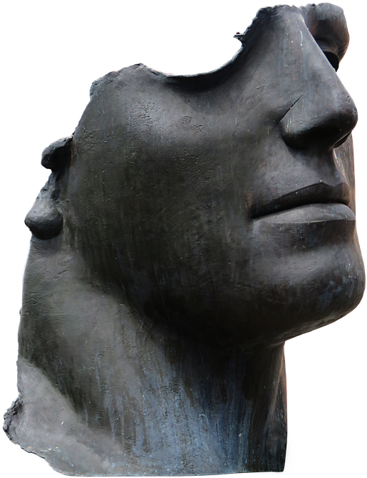 Abstract Head Sculpture