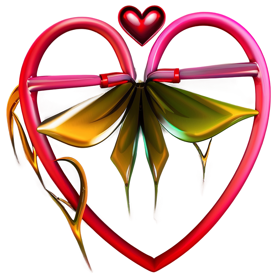 Abstract Heart Art Png B