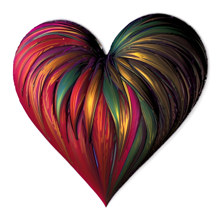 Abstract Heart Art Png C