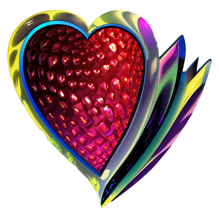 Abstract Heart Art Png D