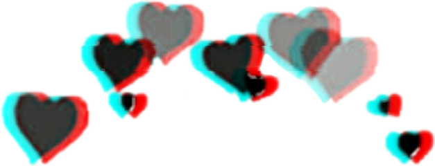 Abstract Heart Filter Overlay