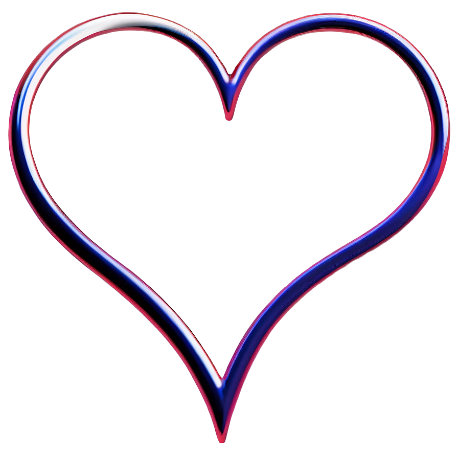 Abstract Heart Outline Png 05252024