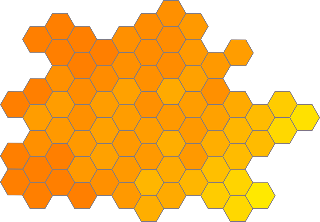 Abstract Hexagon Pattern