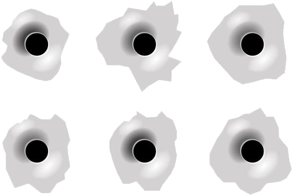 Abstract Hole Illusions