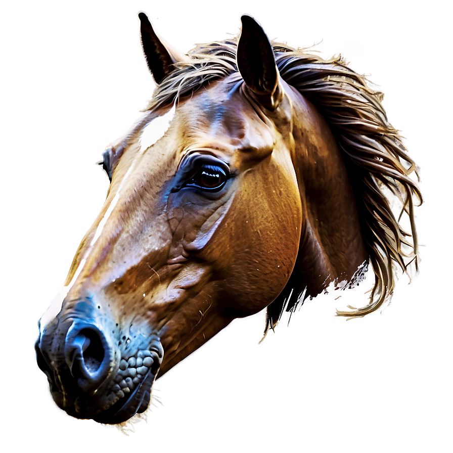 Abstract Horse Head Graphic Png Rax72