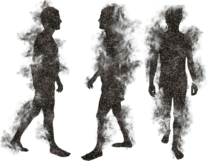 Abstract Human Silhouettes_ Triptych