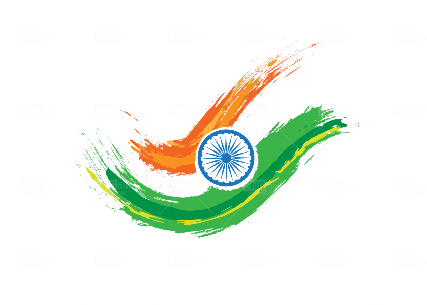 Abstract_ Indian_ Flag_ Design