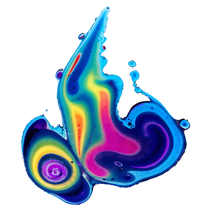 Abstract Ink In Water Png 11