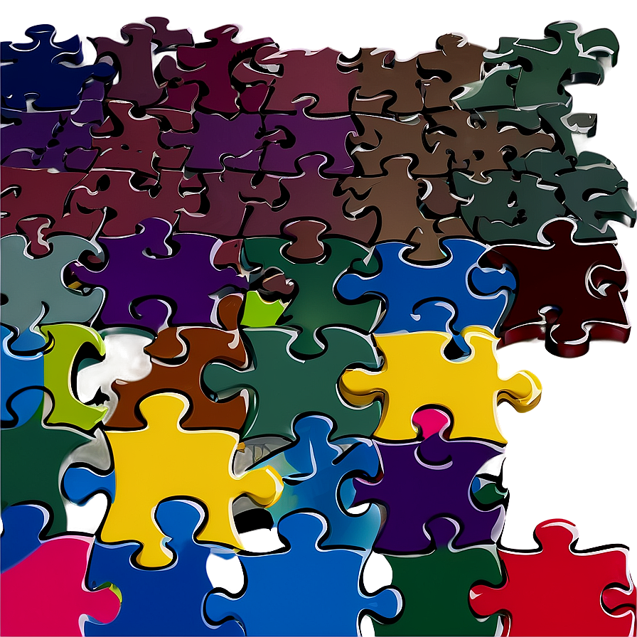 Abstract Jigsaw Design Png 06112024