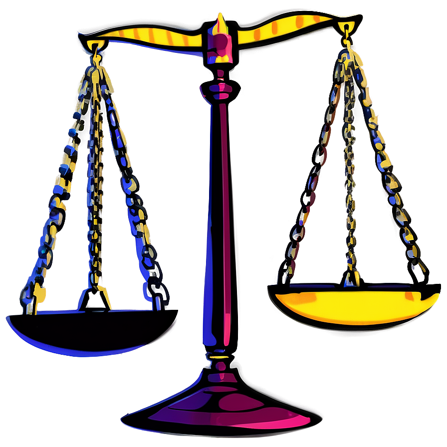 Abstract Justice Scale Png 06132024