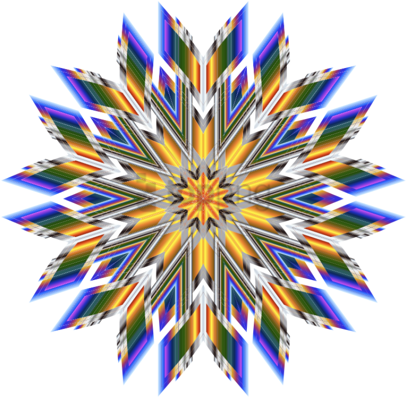 Abstract Kaleidoscopic Art