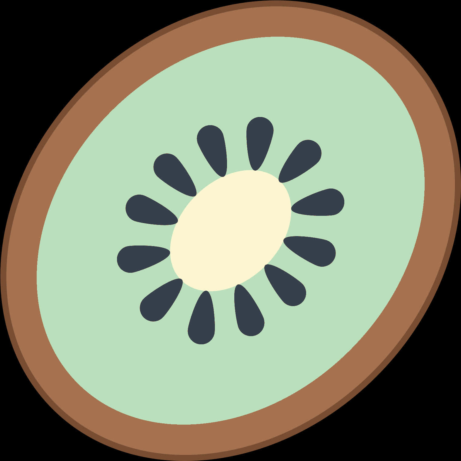 Abstract Kiwi Fruit Design