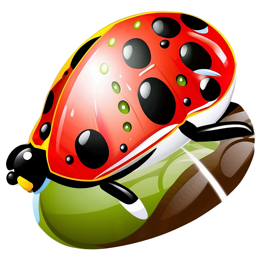 Abstract Ladybug Illustration Png 05242024