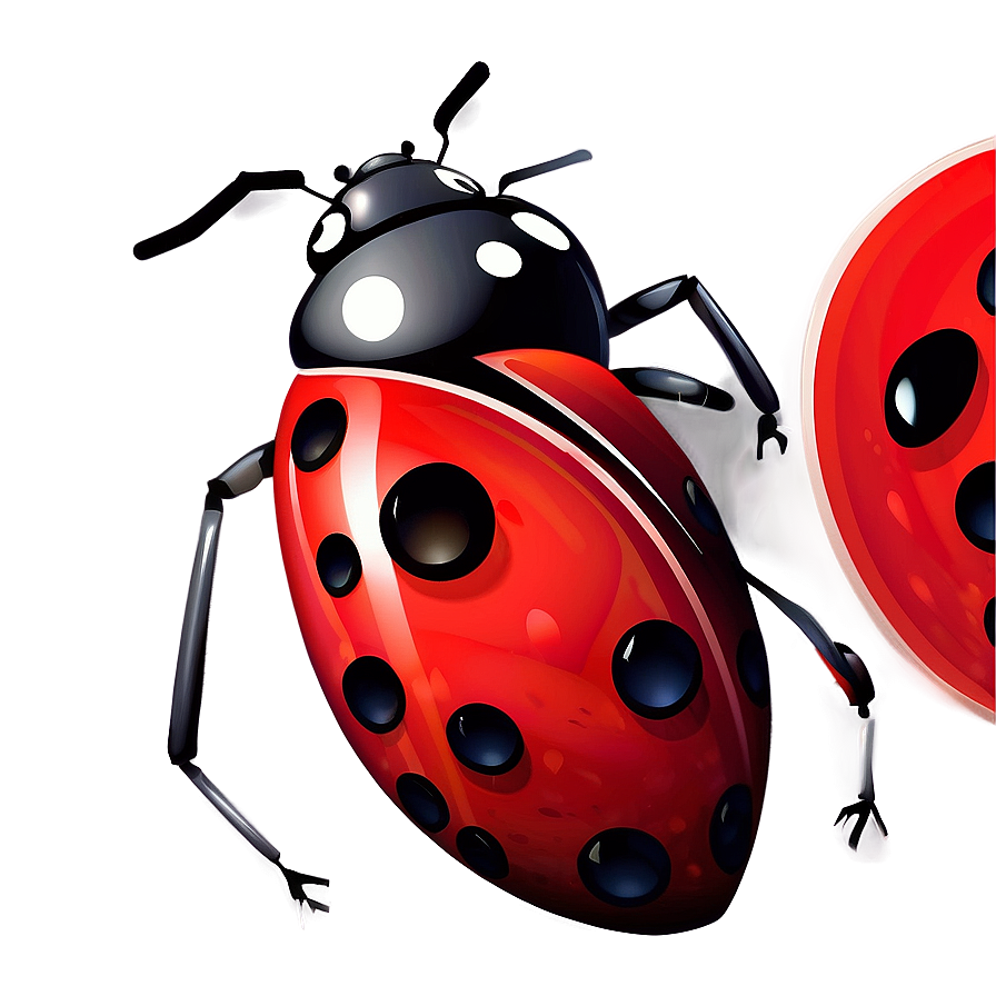 Abstract Ladybug Illustration Png 05242024