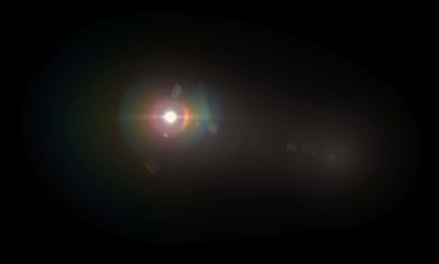 Abstract Lens Flare Effect