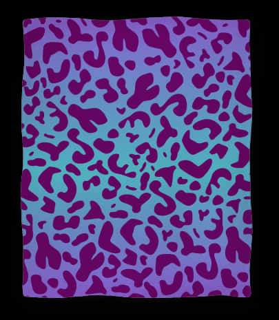 Abstract Leopard Print Purple Gradient