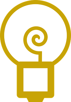 Abstract Lightbulb Icon