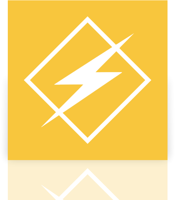 Abstract Lightning Music Logo