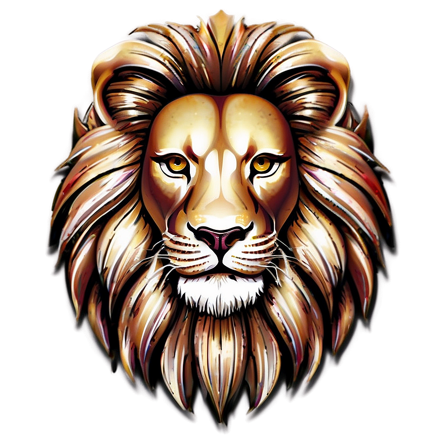 Abstract Lion Art Png Dwh