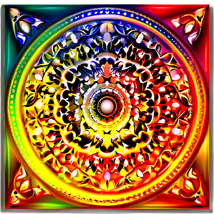 Abstract Mandala Pattern Png Bfv36