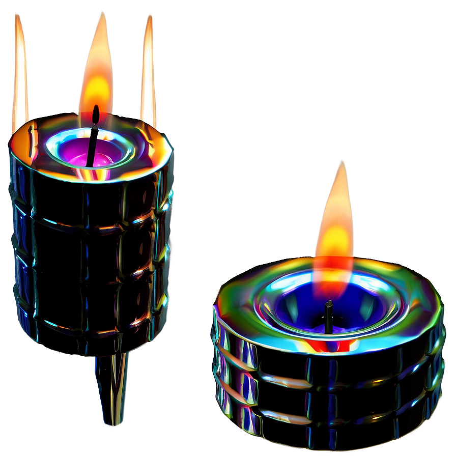 Abstract Metal Candlestick Png 51