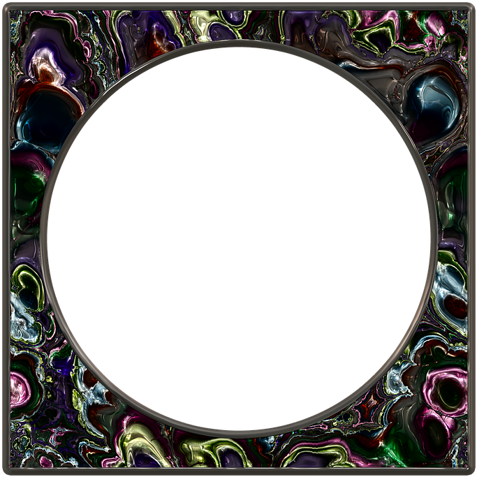 Abstract Metallic Frame Design