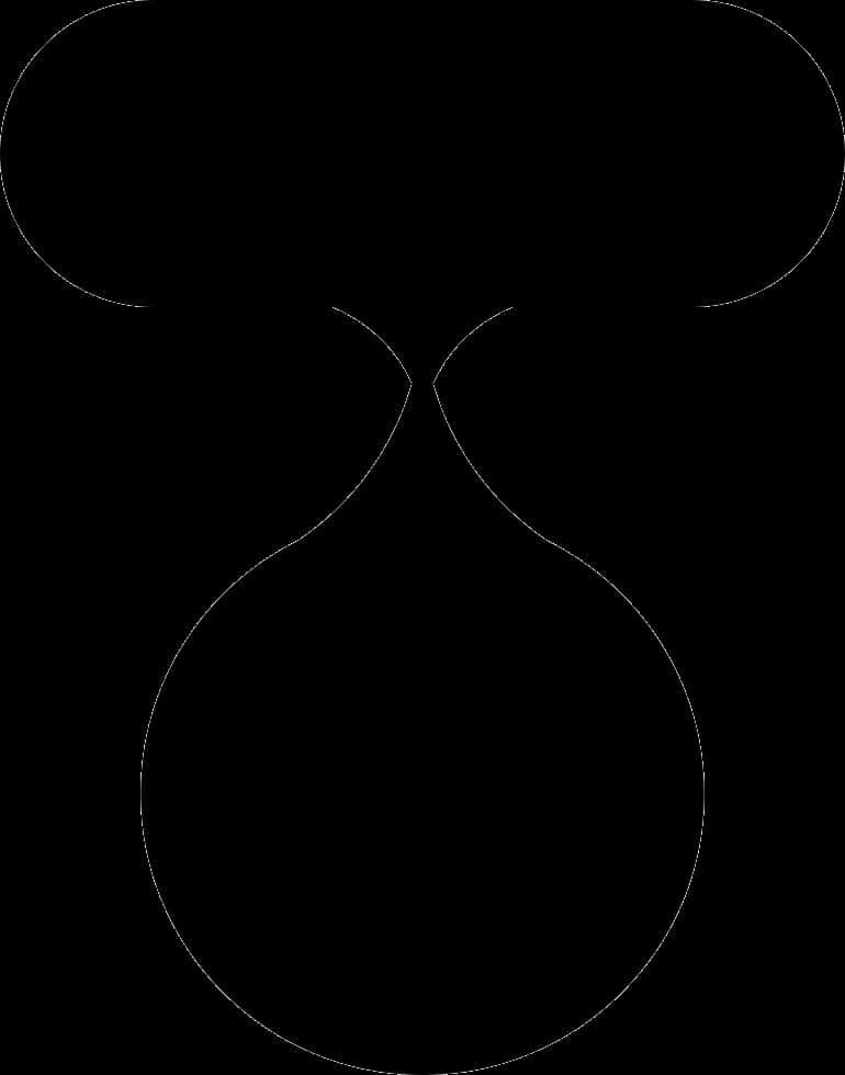 Abstract Mickey Mouse Outline