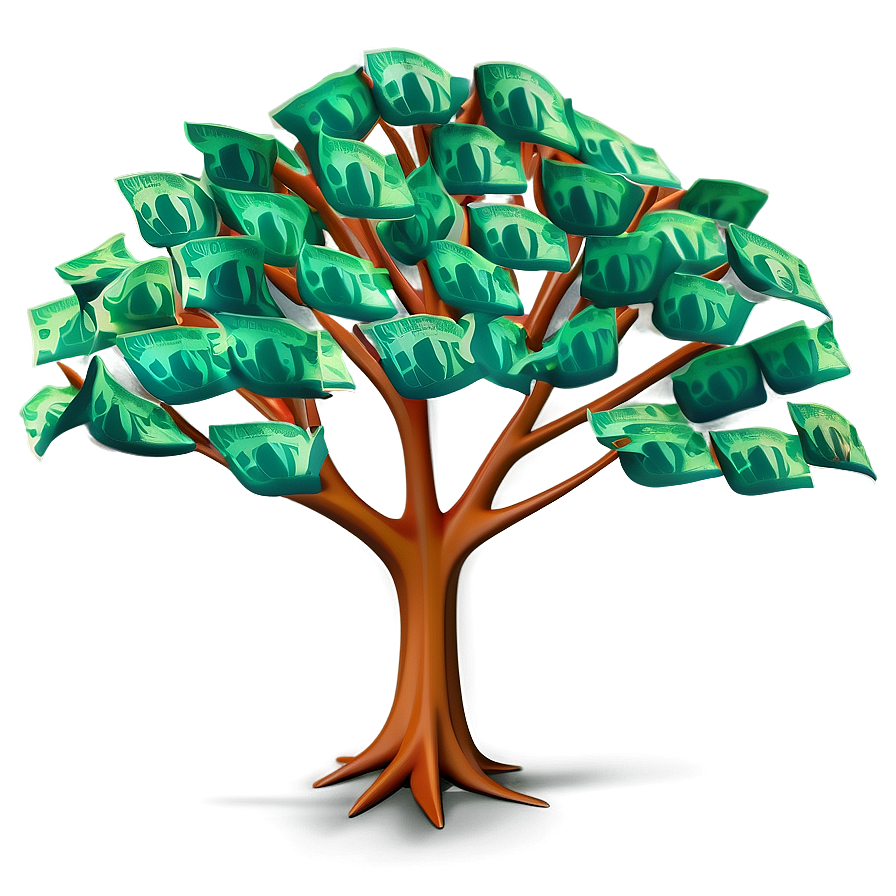 Abstract Money Tree Png 40