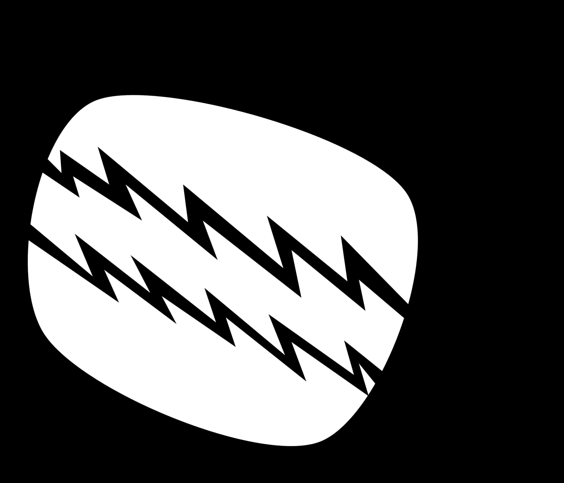 Abstract Monochrome Zigzag Design