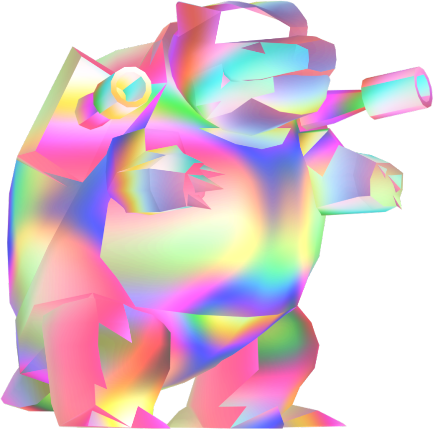 Abstract Multicolor Polygonal Figure