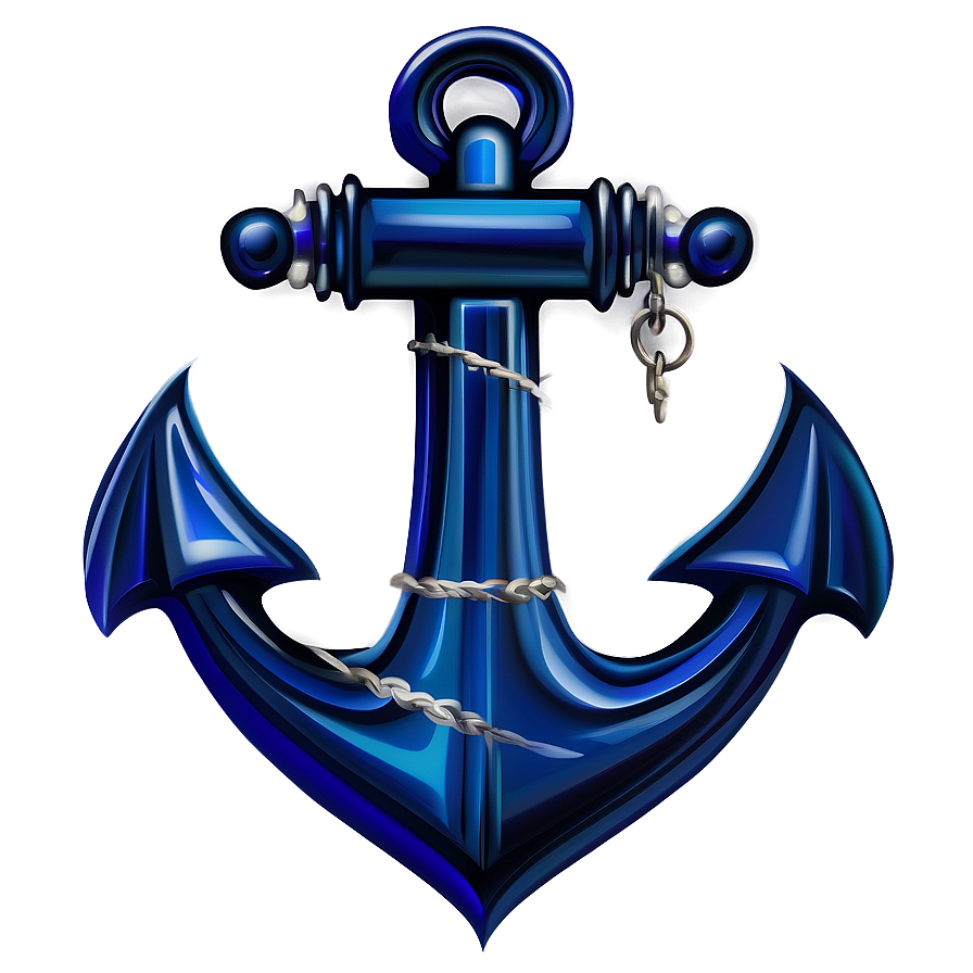 Abstract Navy Anchor Concept Png Tsj