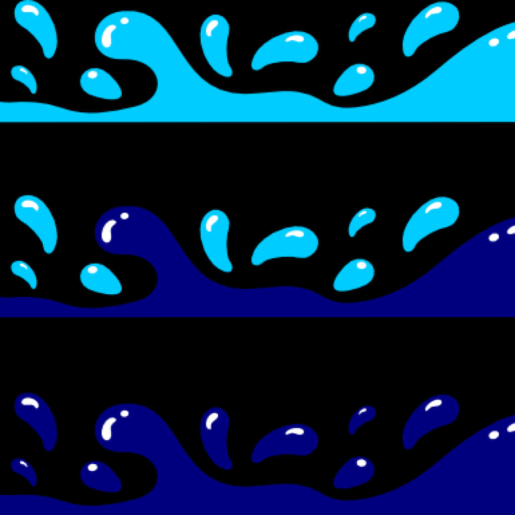 Abstract Ocean Waves Pattern