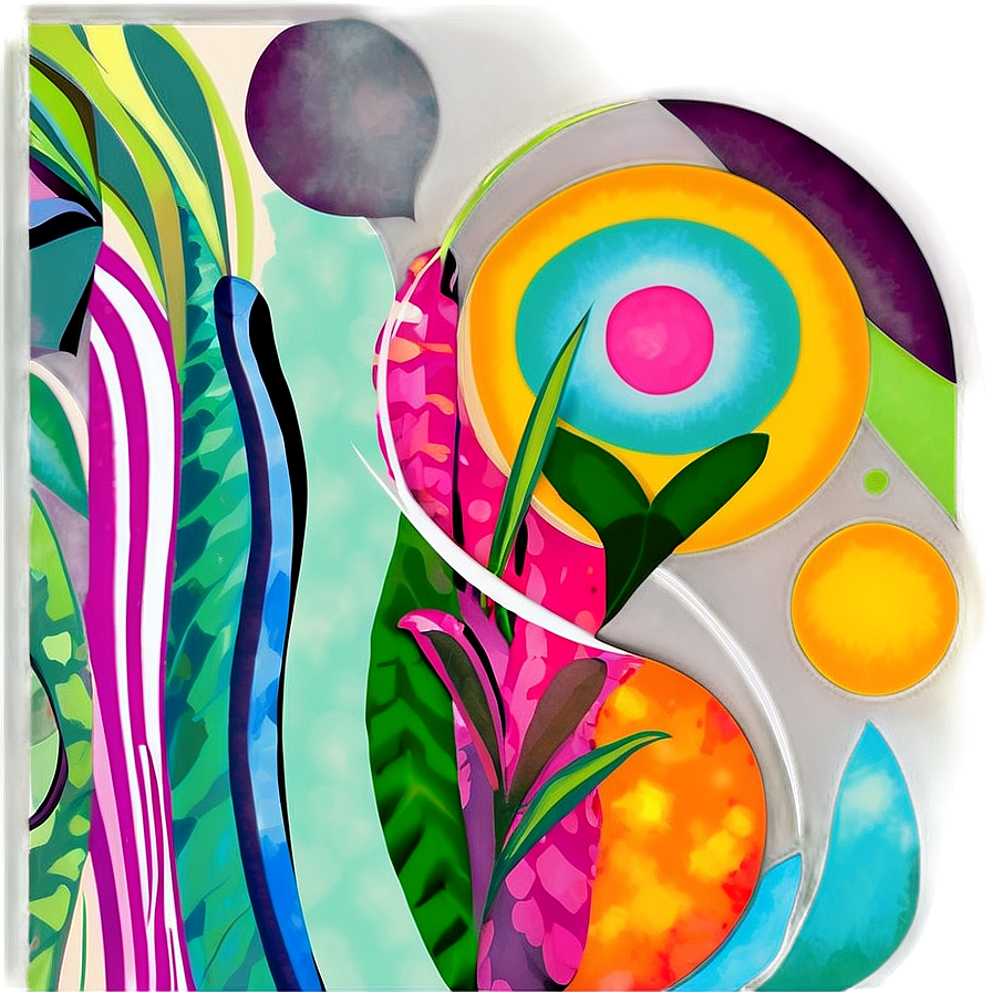 Abstract Organic Shapes Graphic Png 06122024