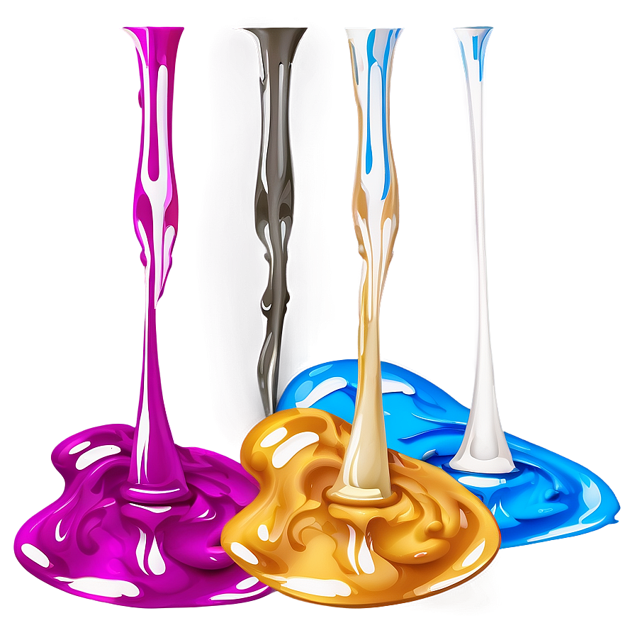 Abstract Paint Drip Png 24