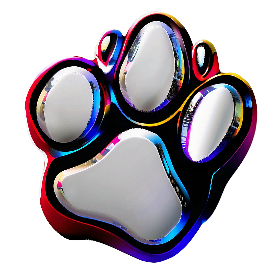 Abstract Paw Prints Png Eew